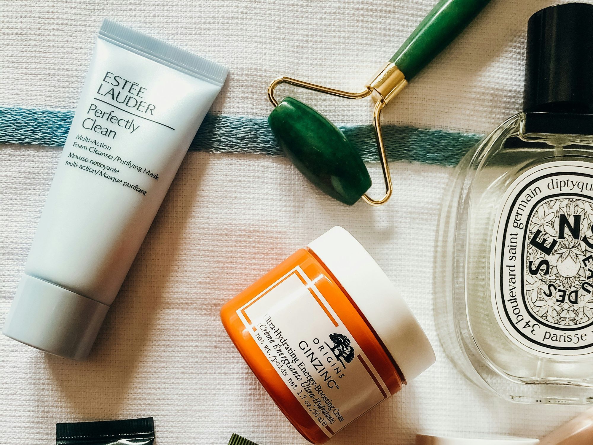 A variety of skincare products