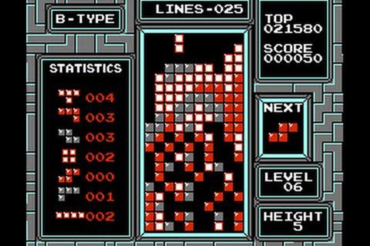 B-type Tetris