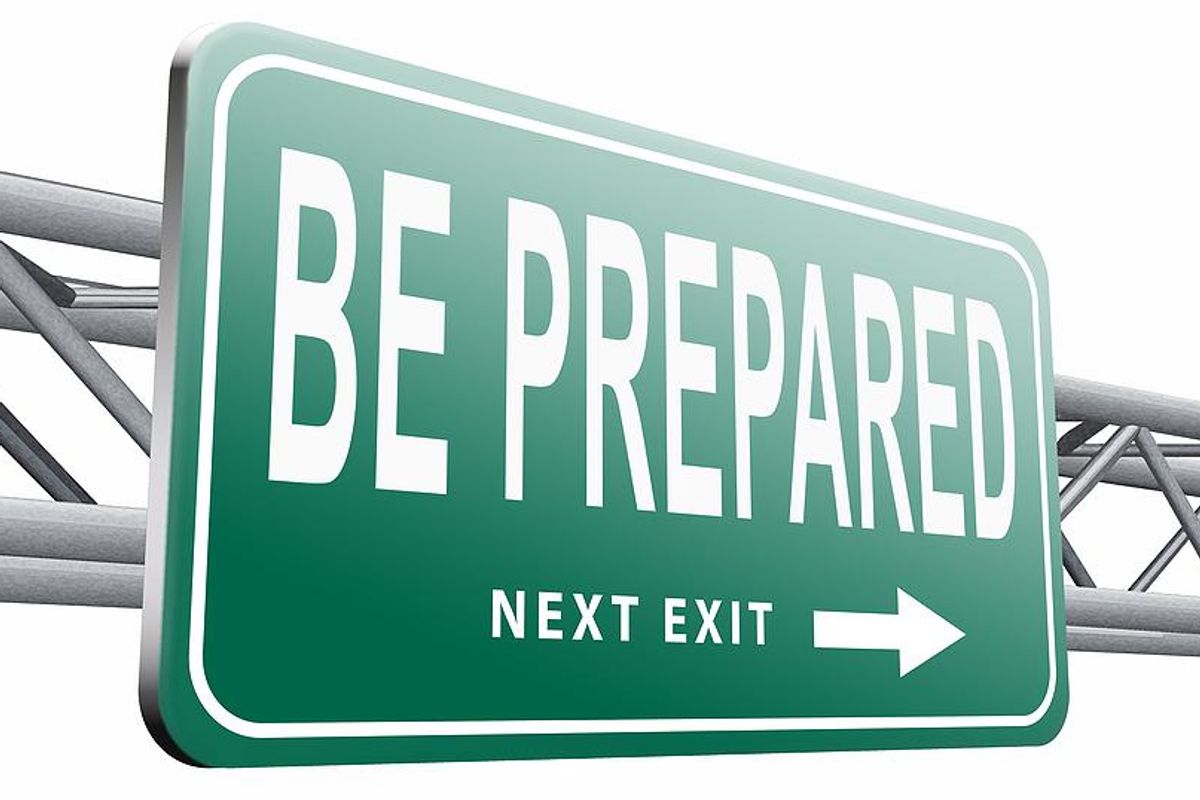 "be prepared" concept