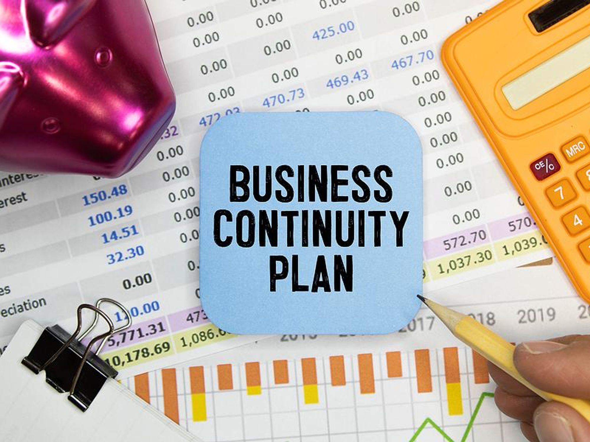 Business continuity plan concept