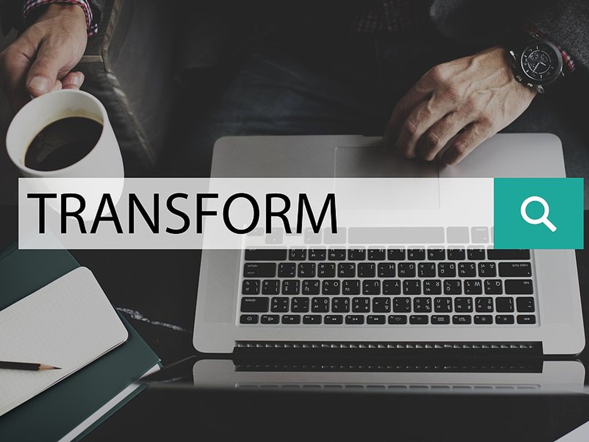 Business transformation concept