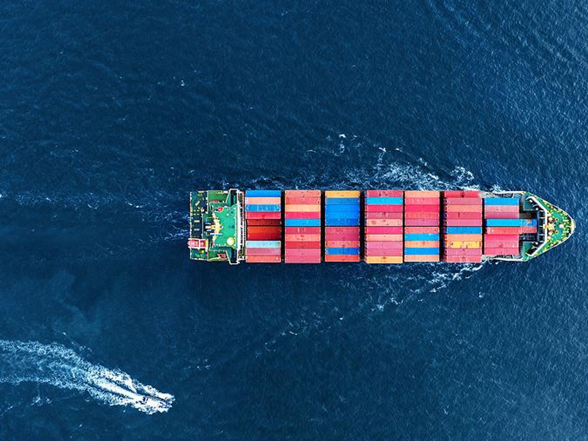 Cargo container ship, boat/shipping concept