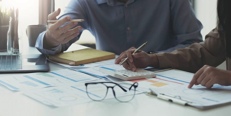 CEO and other executives talk about their business plan during a meeting