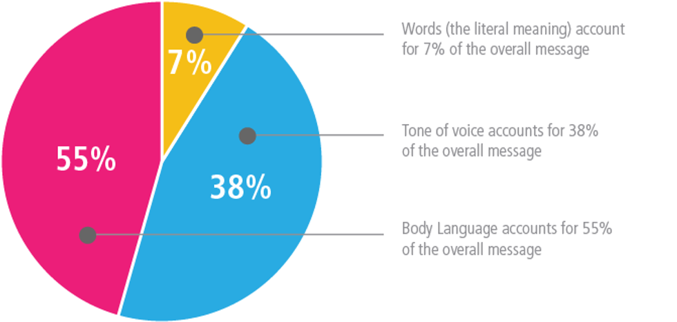 Communication pie chart