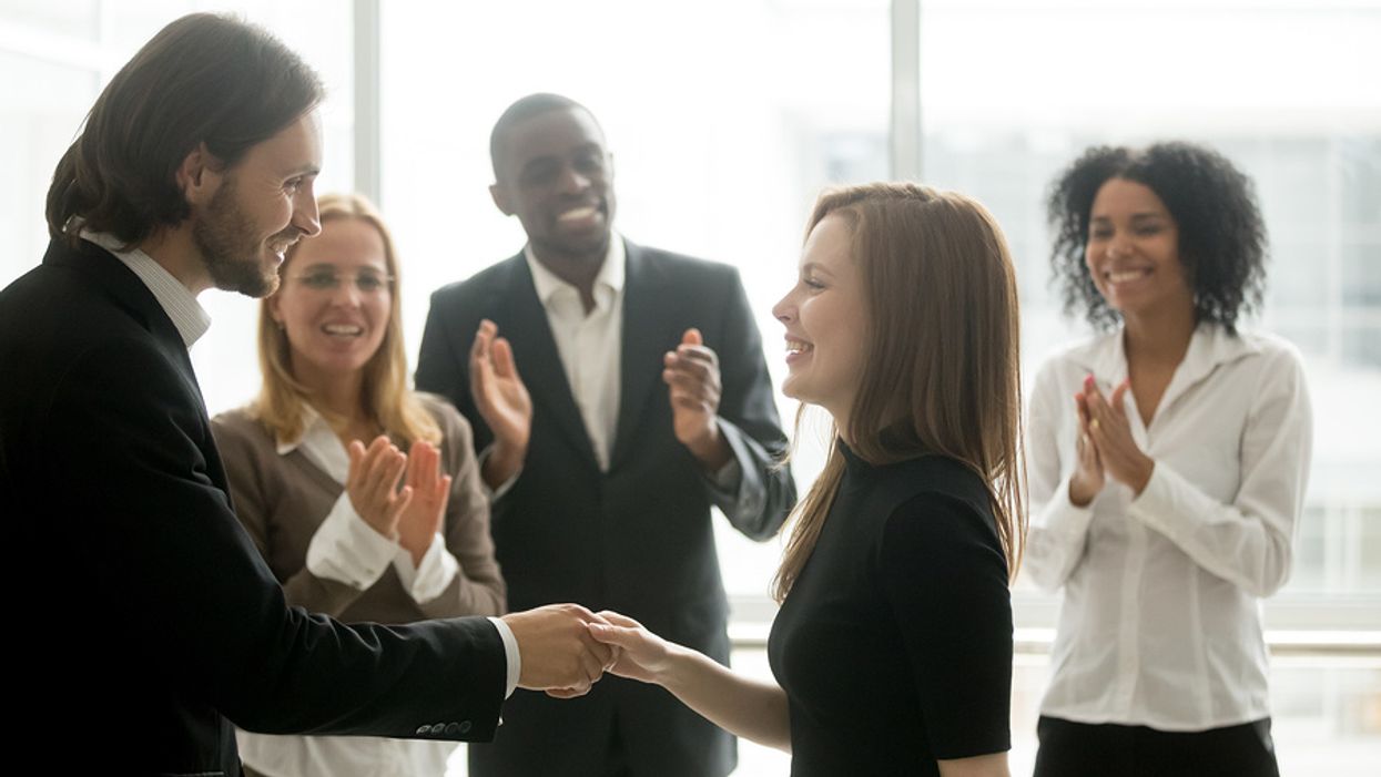 Company CEO recognizes employee for her efforts on Employee Appreciation Day