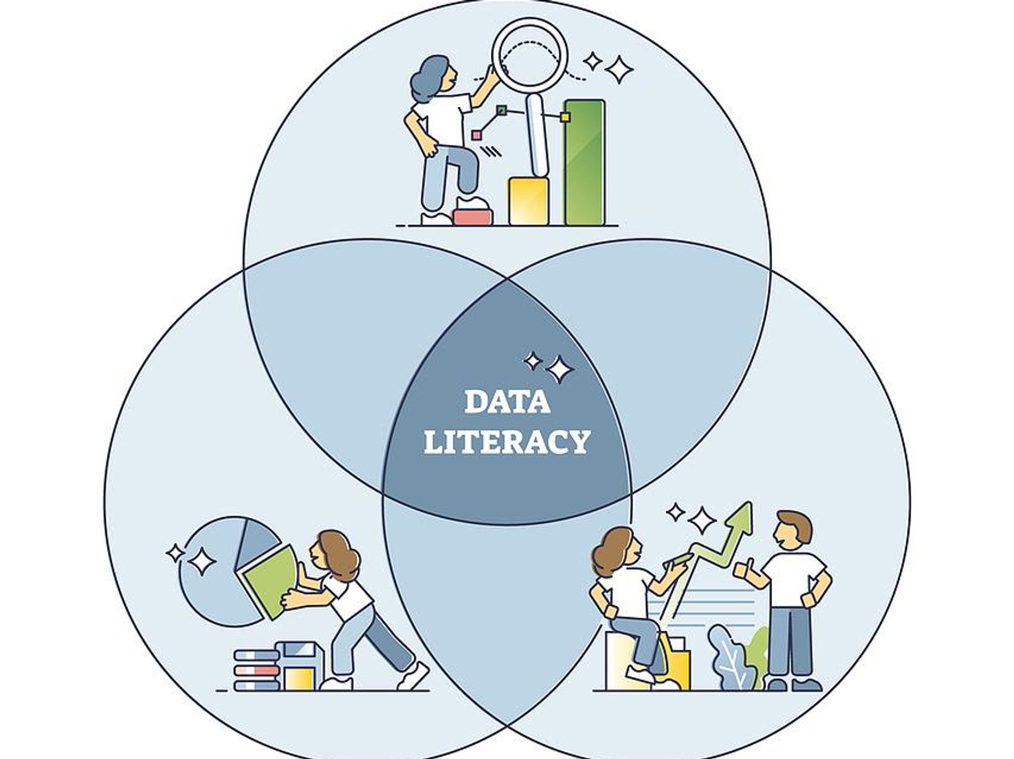 Data literacy concept