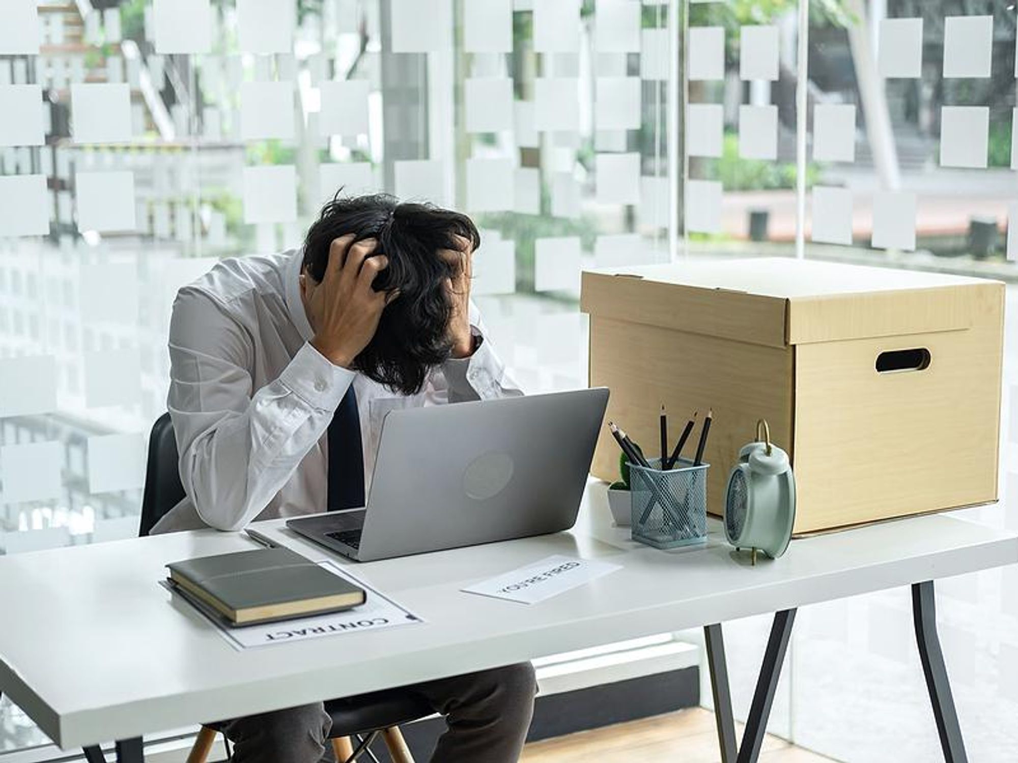 Employee upset after getting laid off