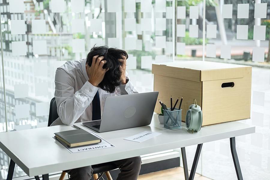 Employee upset after getting laid off