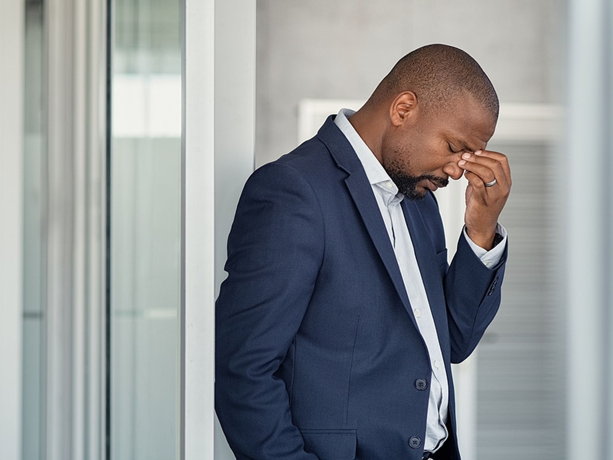 Executive experiences burnout at work