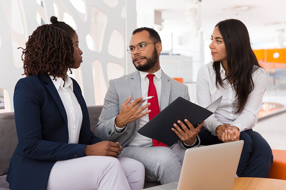 Executive mentors two colleagues