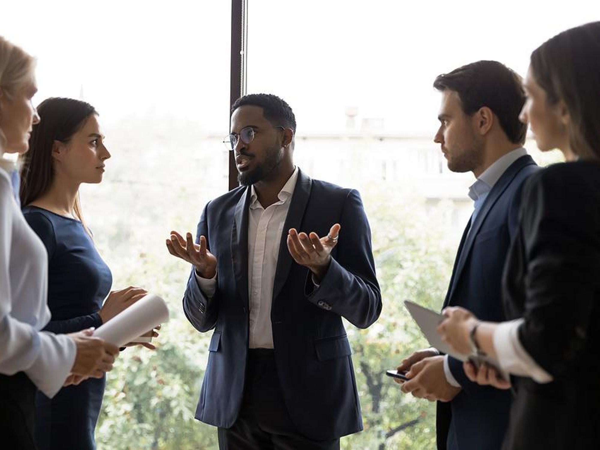 Executive tries to boost team morale
