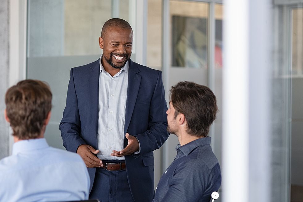 Executive tries to build his brand at work