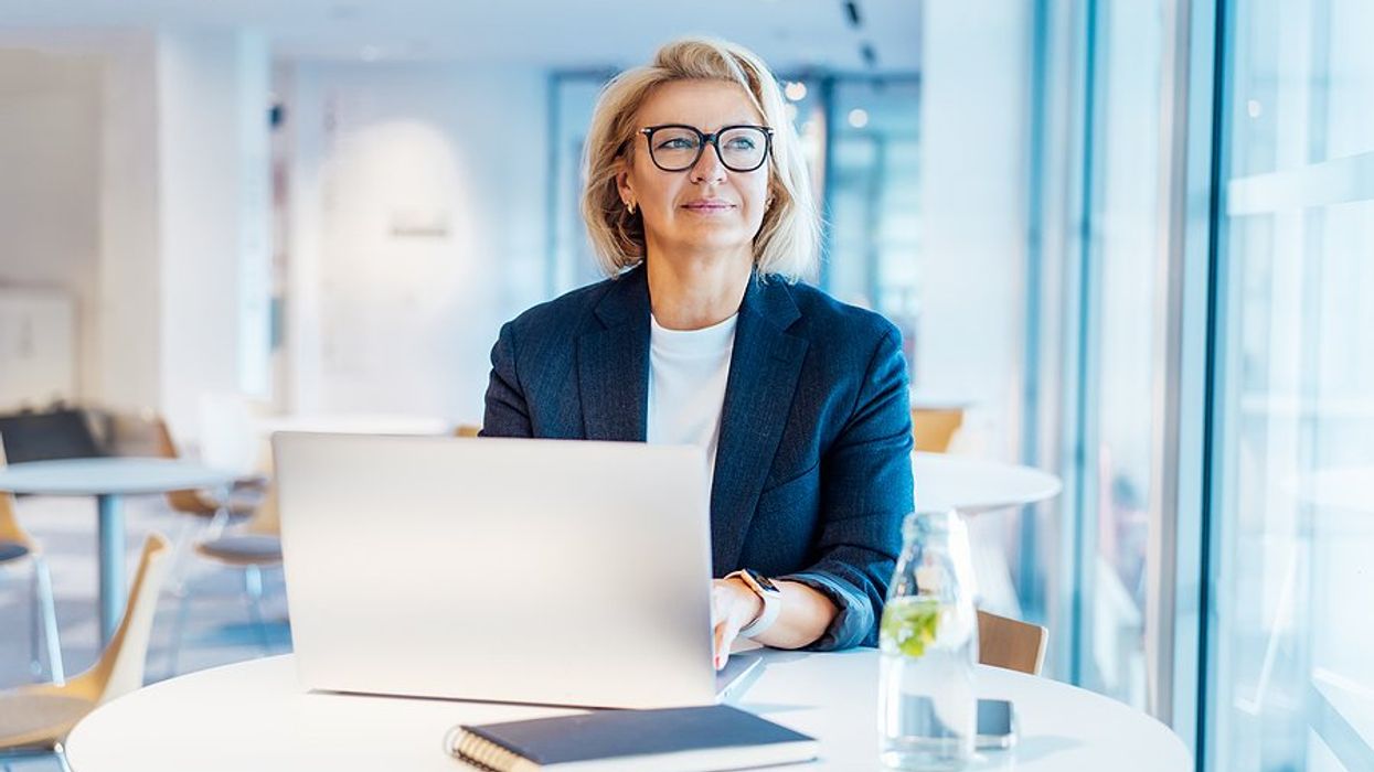 Future-forward leader thinks about how AI (artificial intelligence) is reshaping leadership and digital strategy