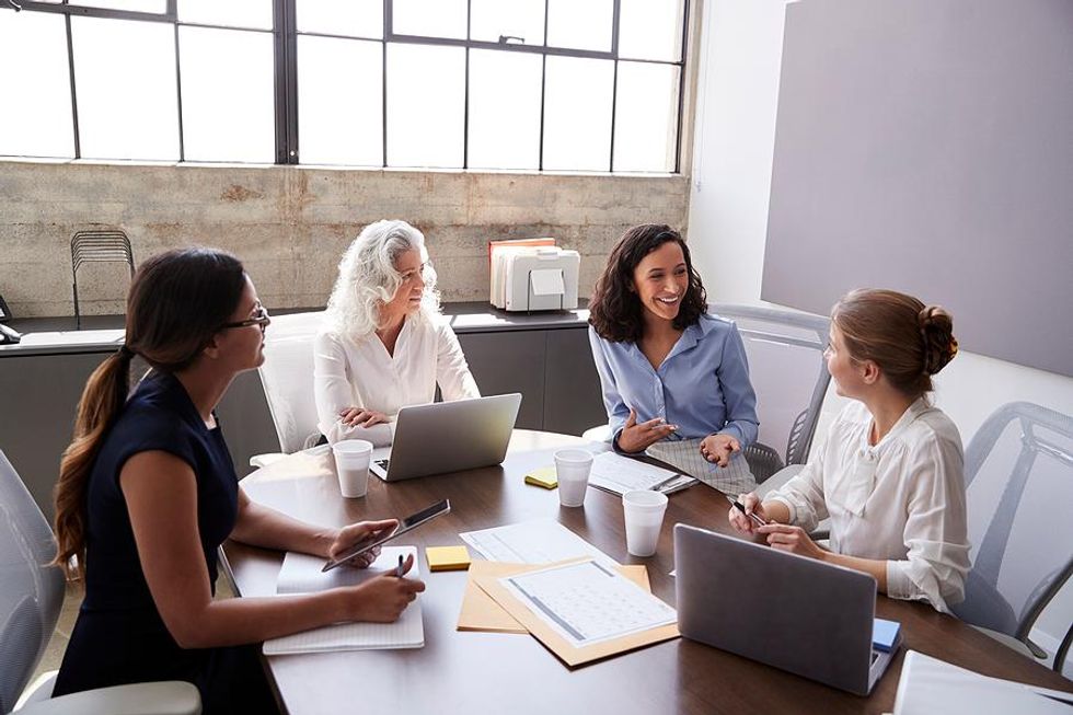 Group of women in a meeting