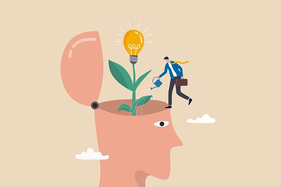 growth mindset, new ideas concept