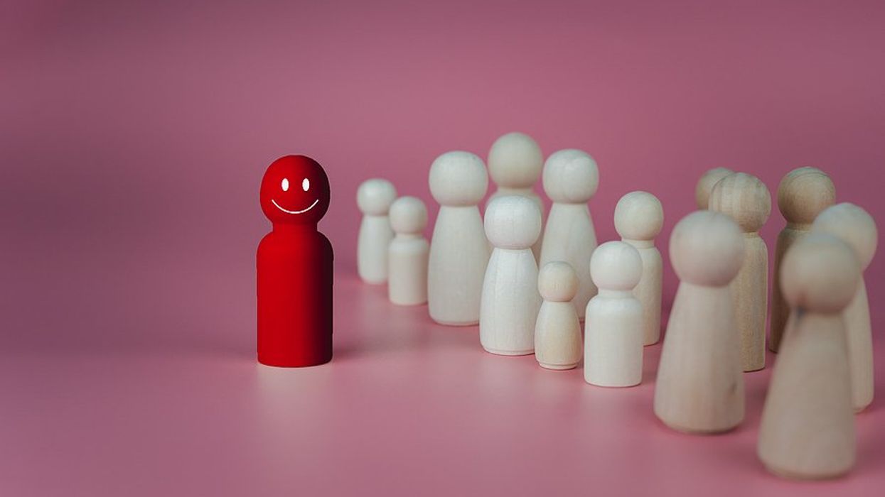 Happy customer concept