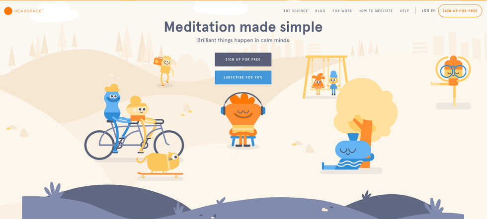 Headspace embraces overstimulated branding