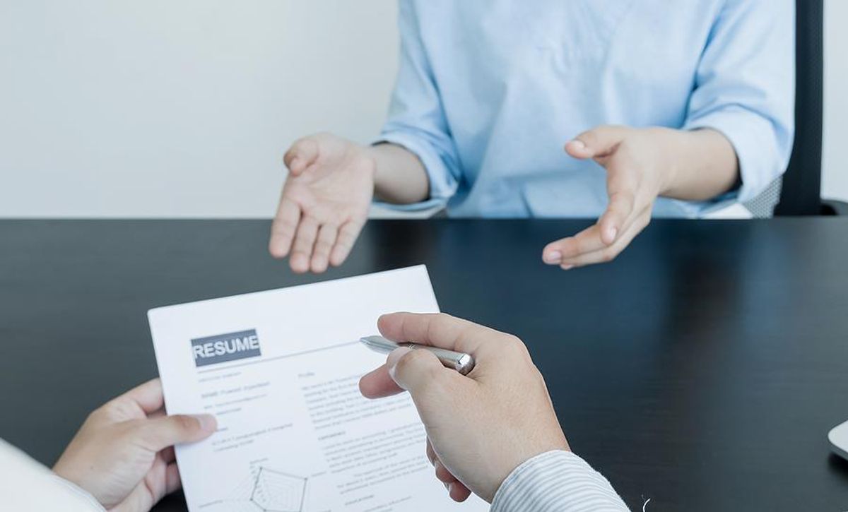 Hiring manager asks about the job seeker's dollar-driven resume