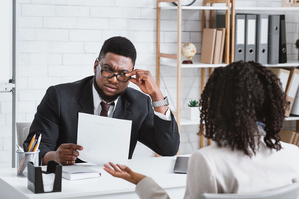 Hiring manager confused about a job candidate's interview question