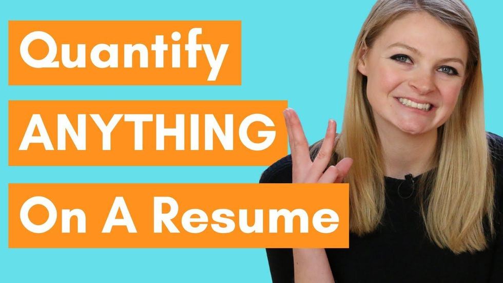 How To Quantify Your As A Recent College Grad Work It