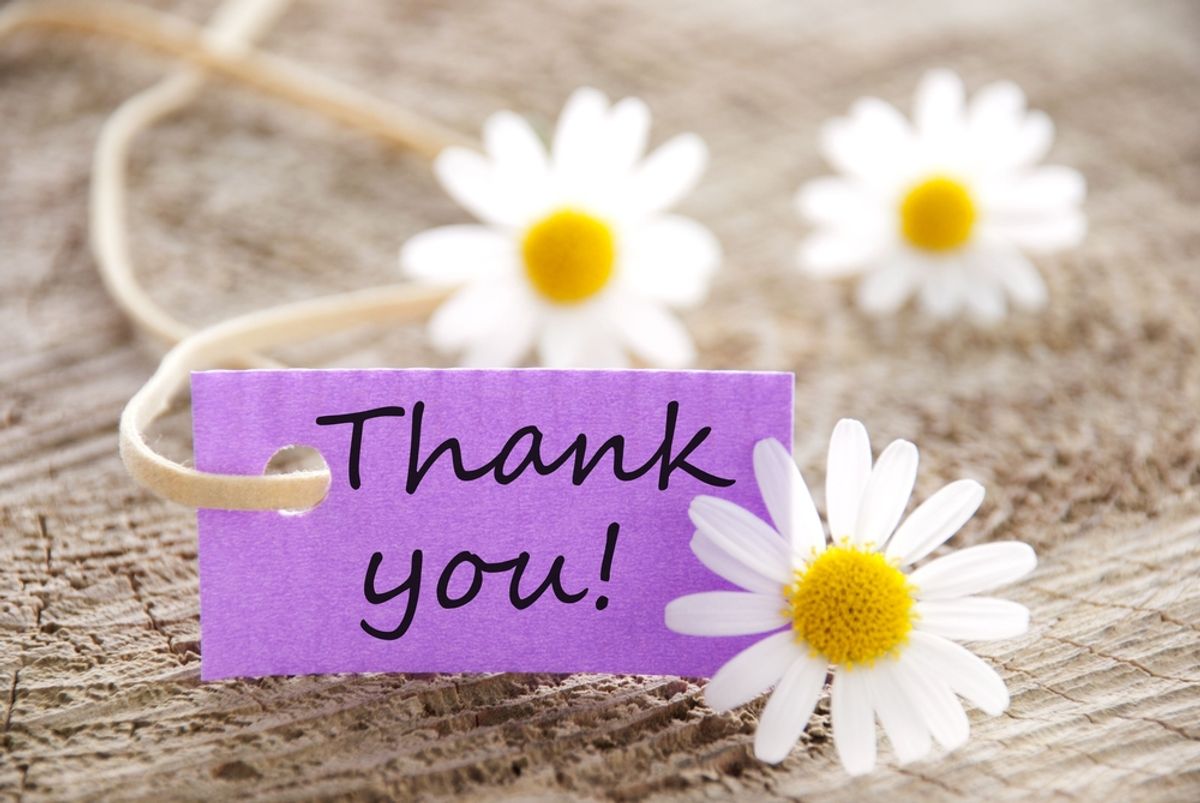 5 Situations You Need To Follow Up With A 'Thank You'
