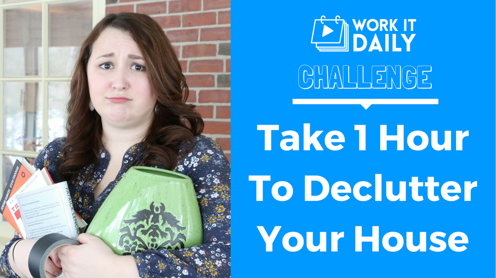 Challenge: Take 1-Hour To Declutter Your House