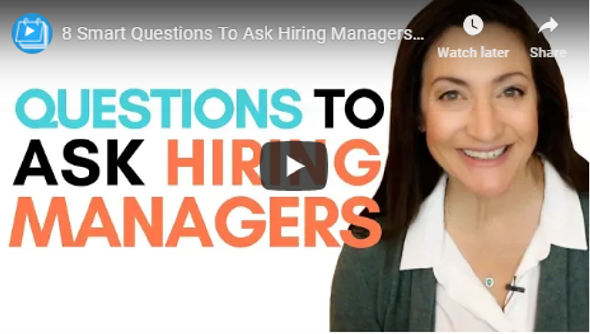 8 Smart Questions To Ask Hiring Managers