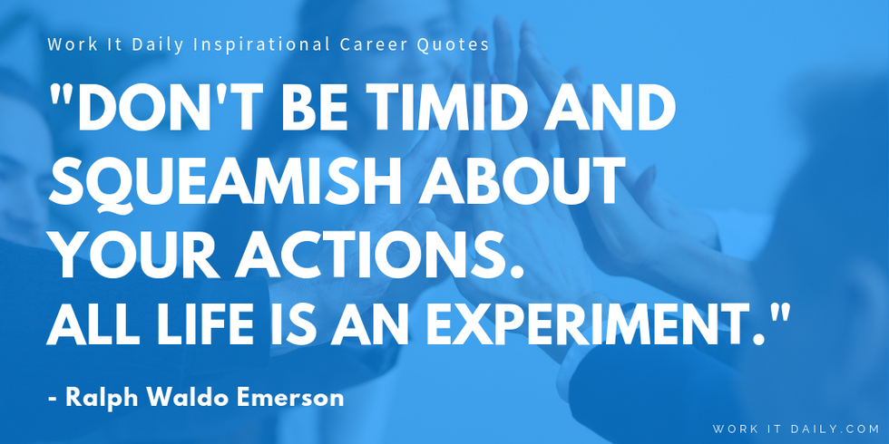 Inspirational Career Quotes Ralph Waldo Emerson