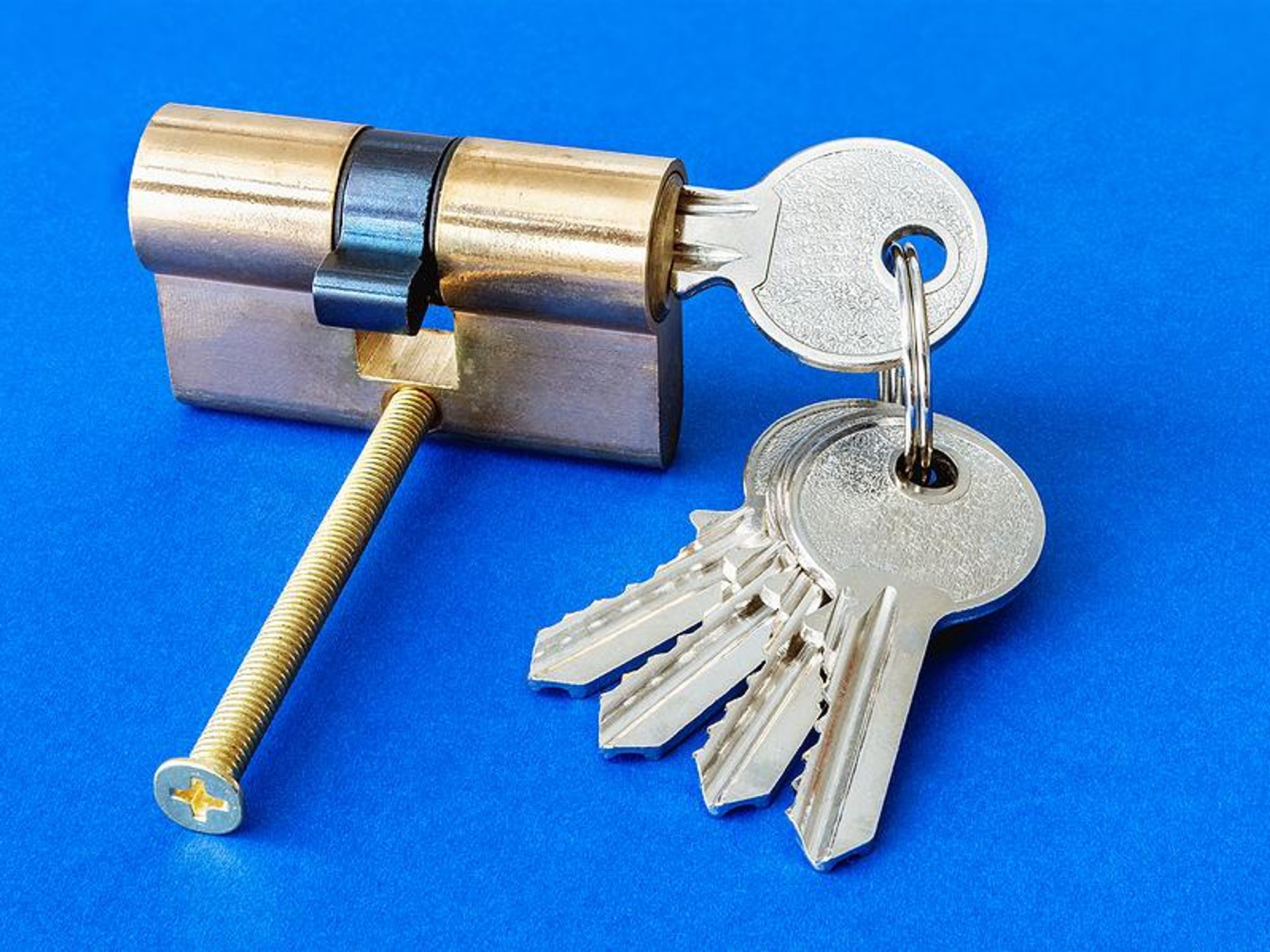 internal mechanism, key in lock