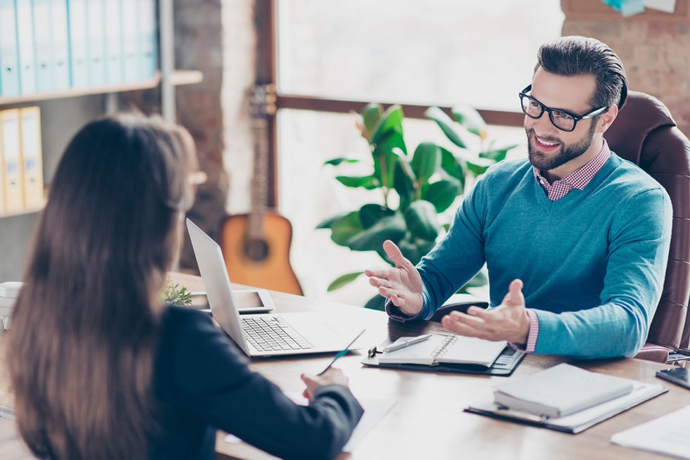 Job applicant answers most common interview questions