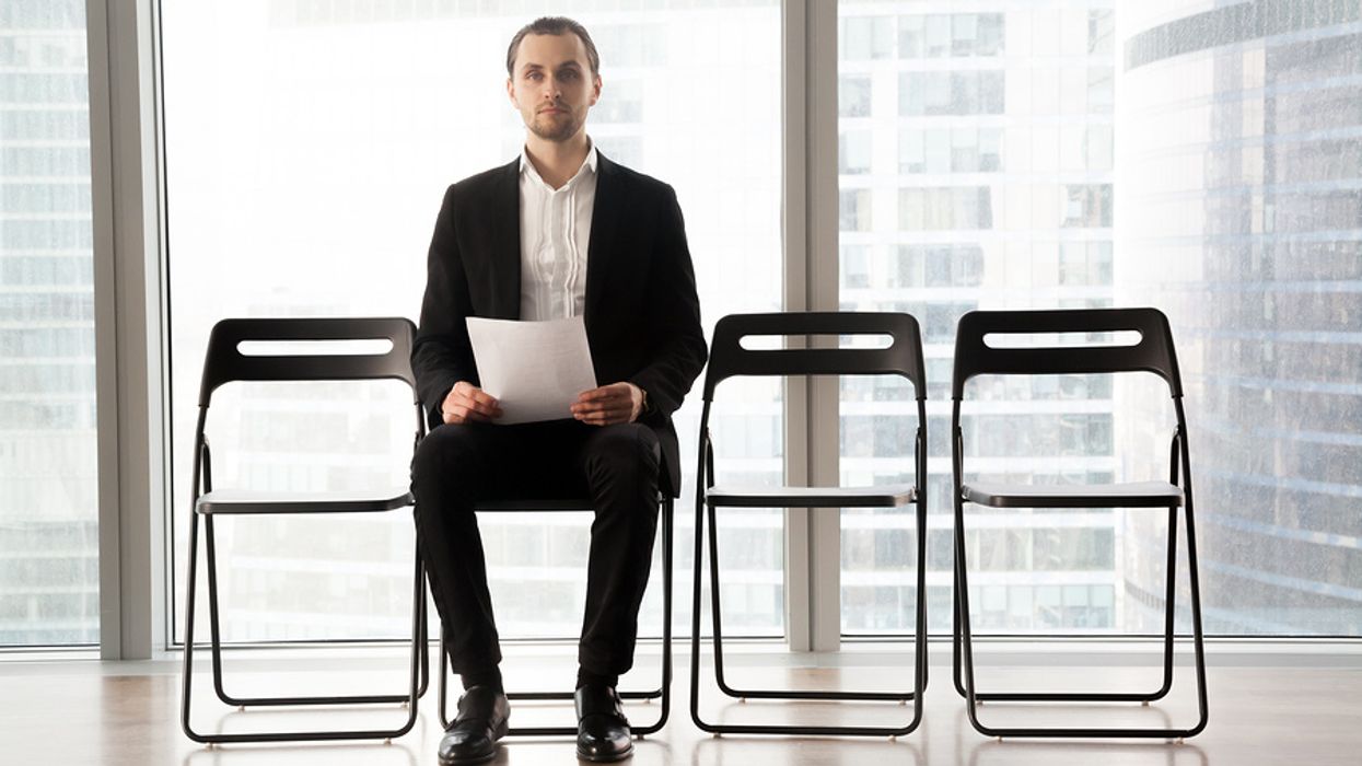 Job seeker with an executive resume