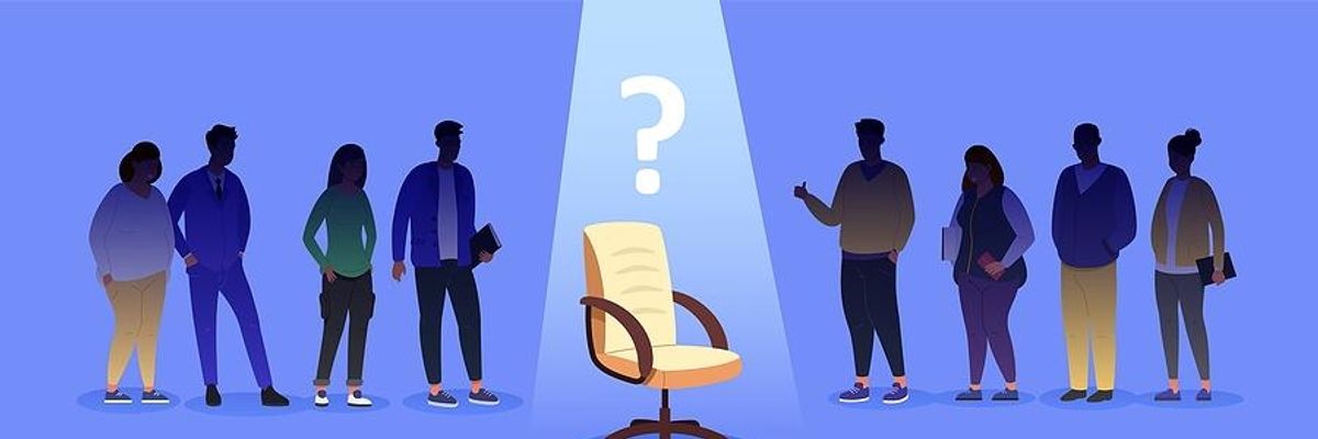 Job vacancy, lost a coworker/team member concept