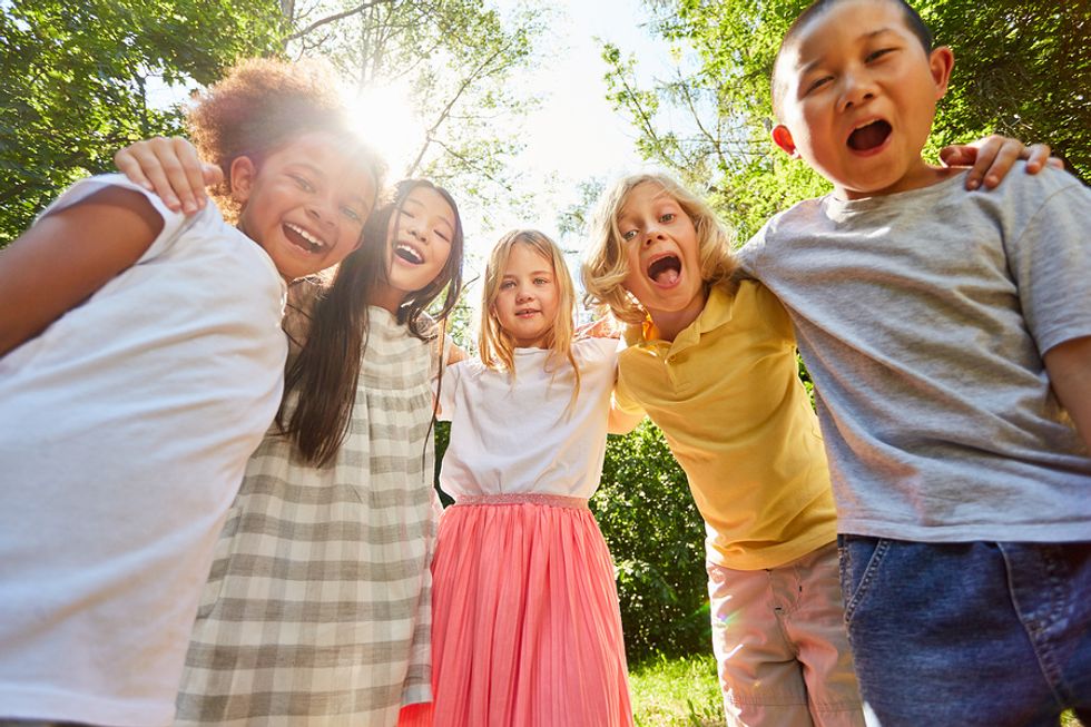 Kids at a summer camp