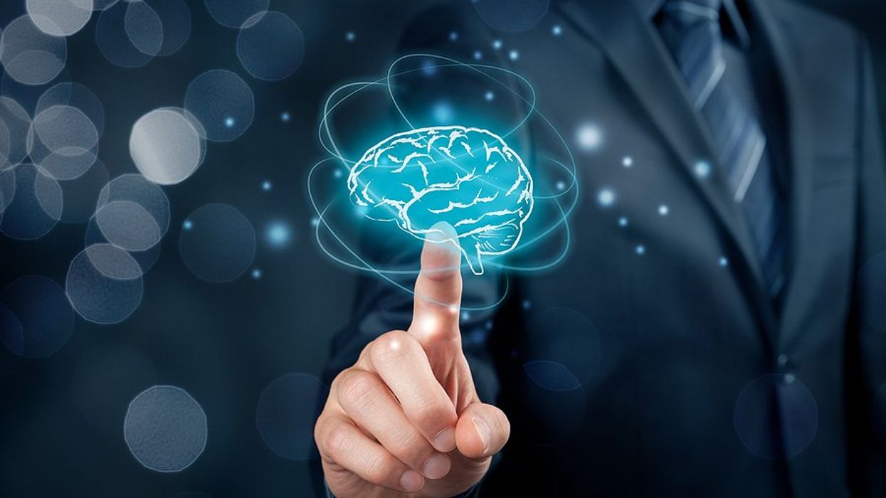 Leader and AI concept