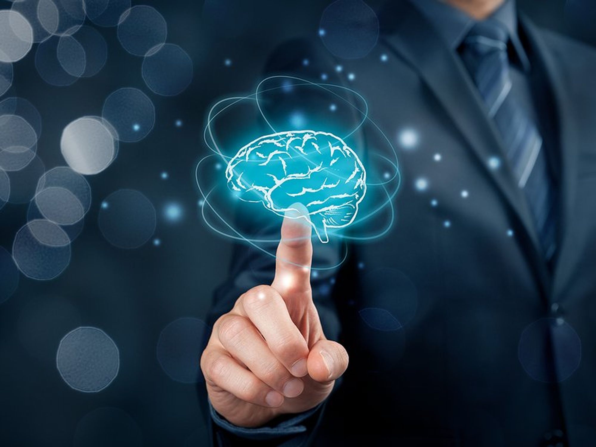 Leader and AI concept