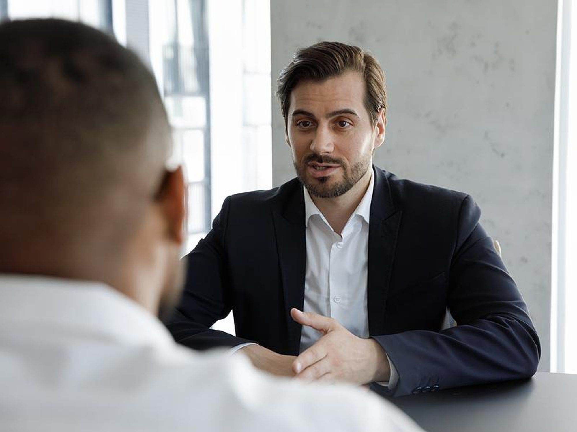 Man answers interview question about how he handles a heavy workload