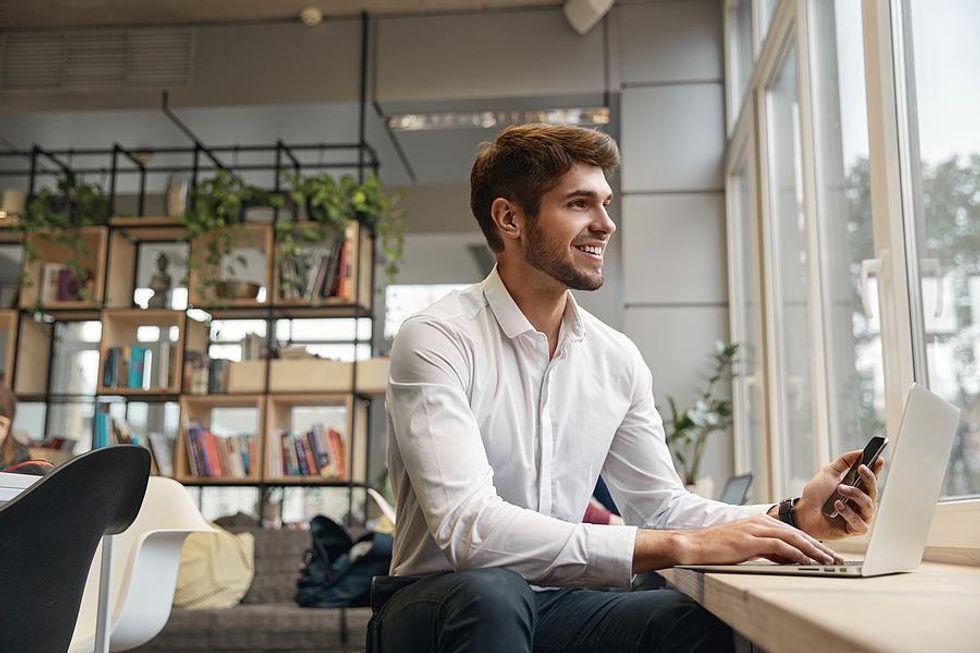 Man builds his professional network