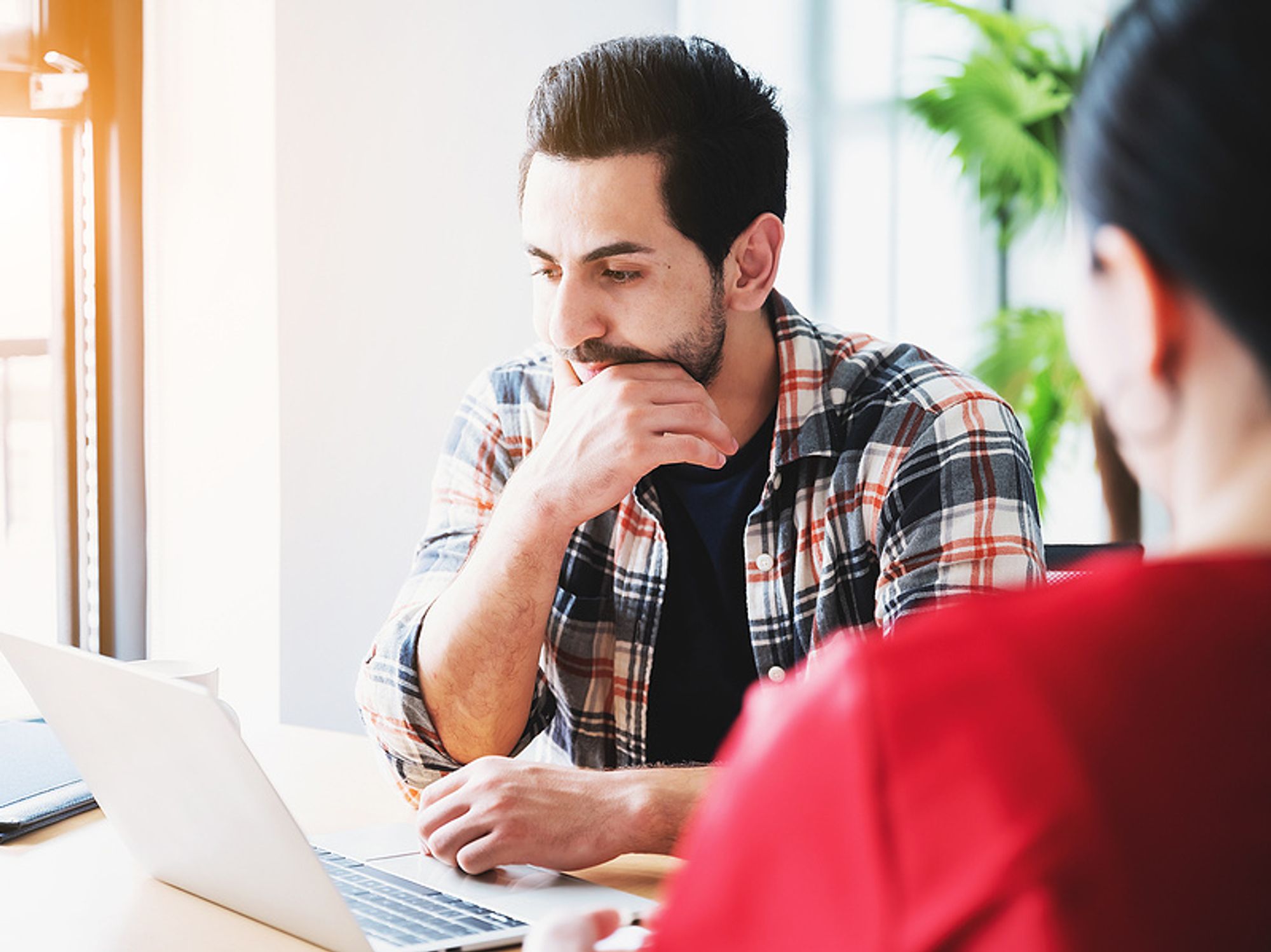 Man concerned about his industry