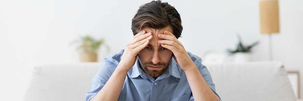 Man frustrated by the lack of good job opportunities