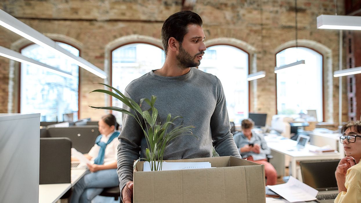 Man gets laid off from his job