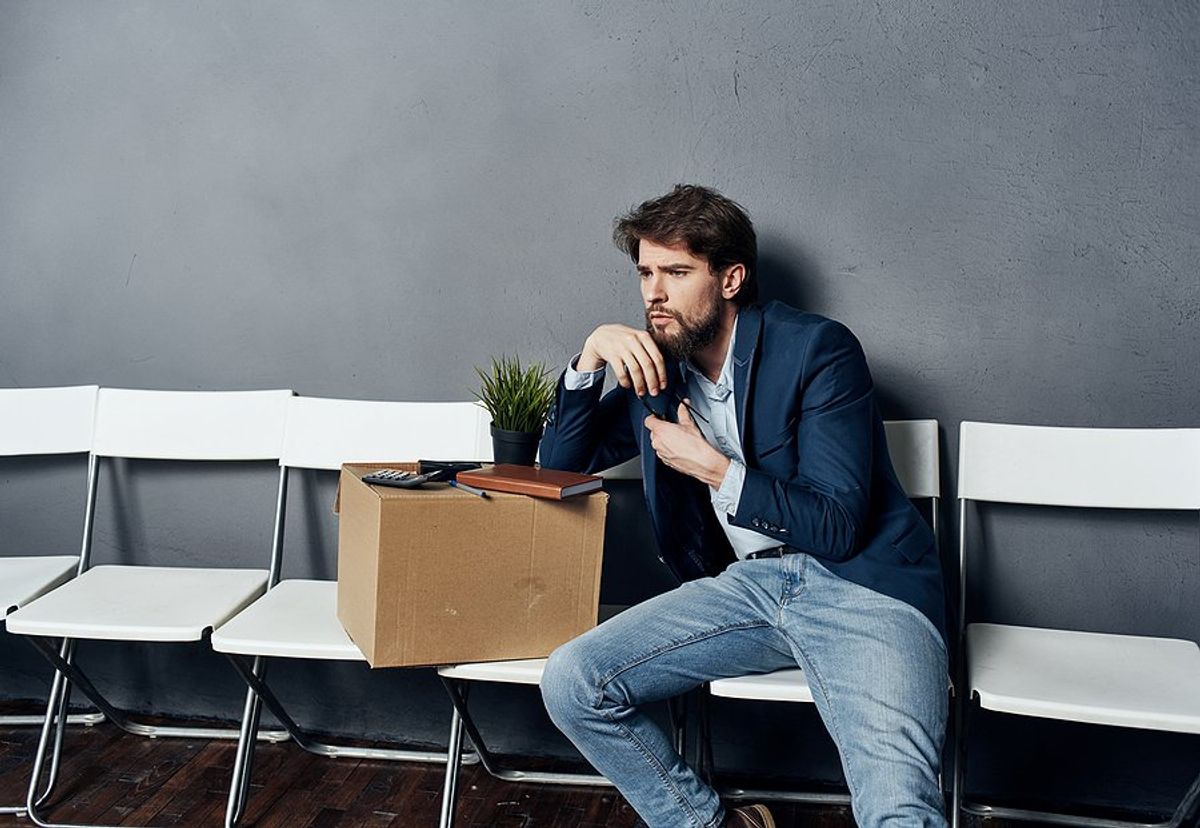 Man gets laid off from work