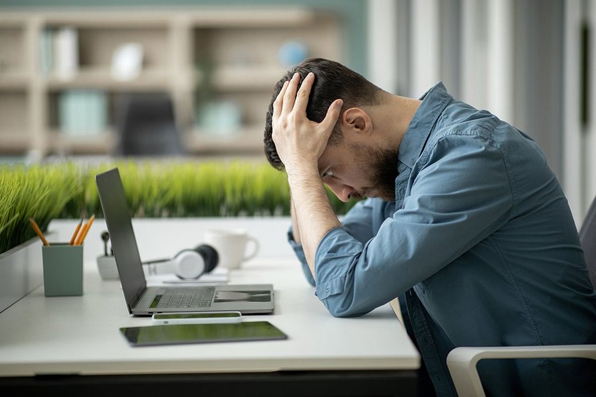 Man is frustrated that he keeps coming in second place in job interviews