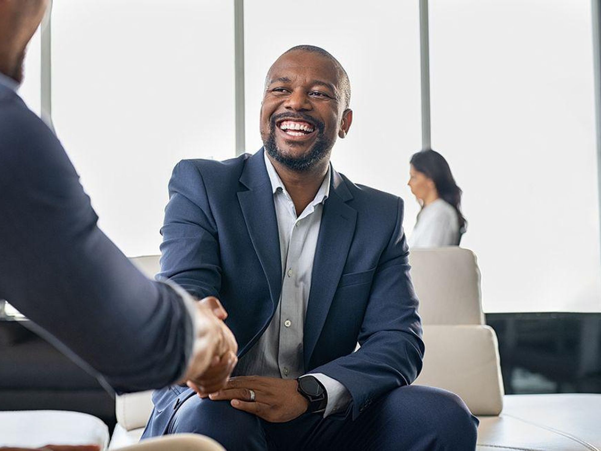 Man networks to improve his career