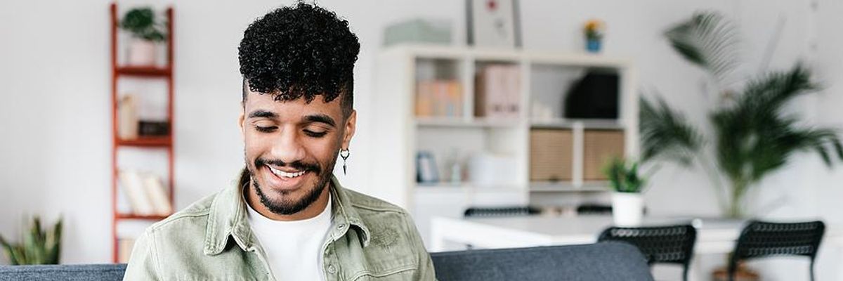 Man on phone connects with a recruiter on LinkedIn