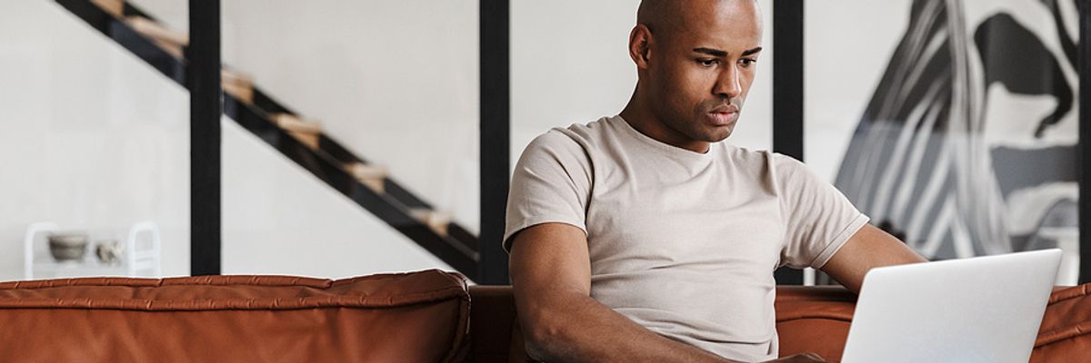 Man realizes the mistakes he made on his cover letter