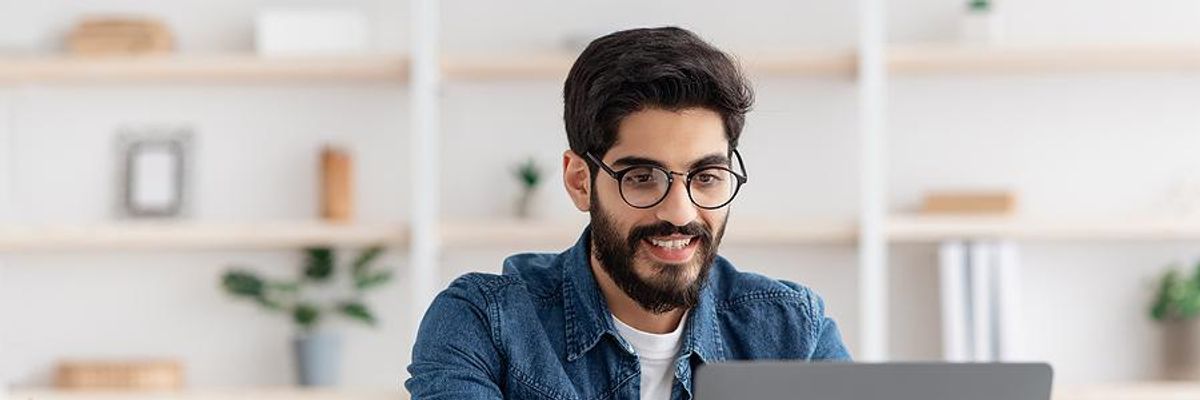 Man starts his new job