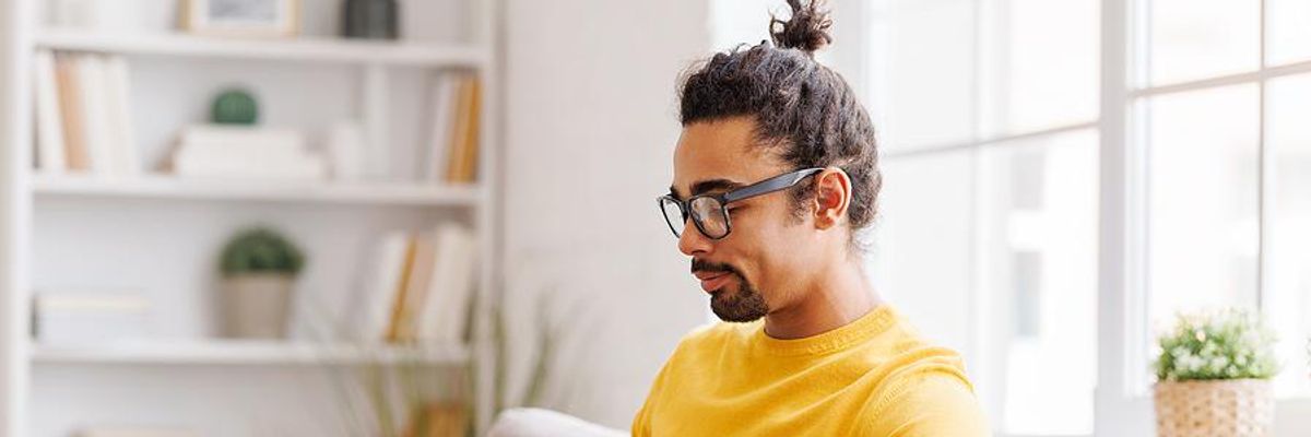 Man thinks about becoming self-employed
