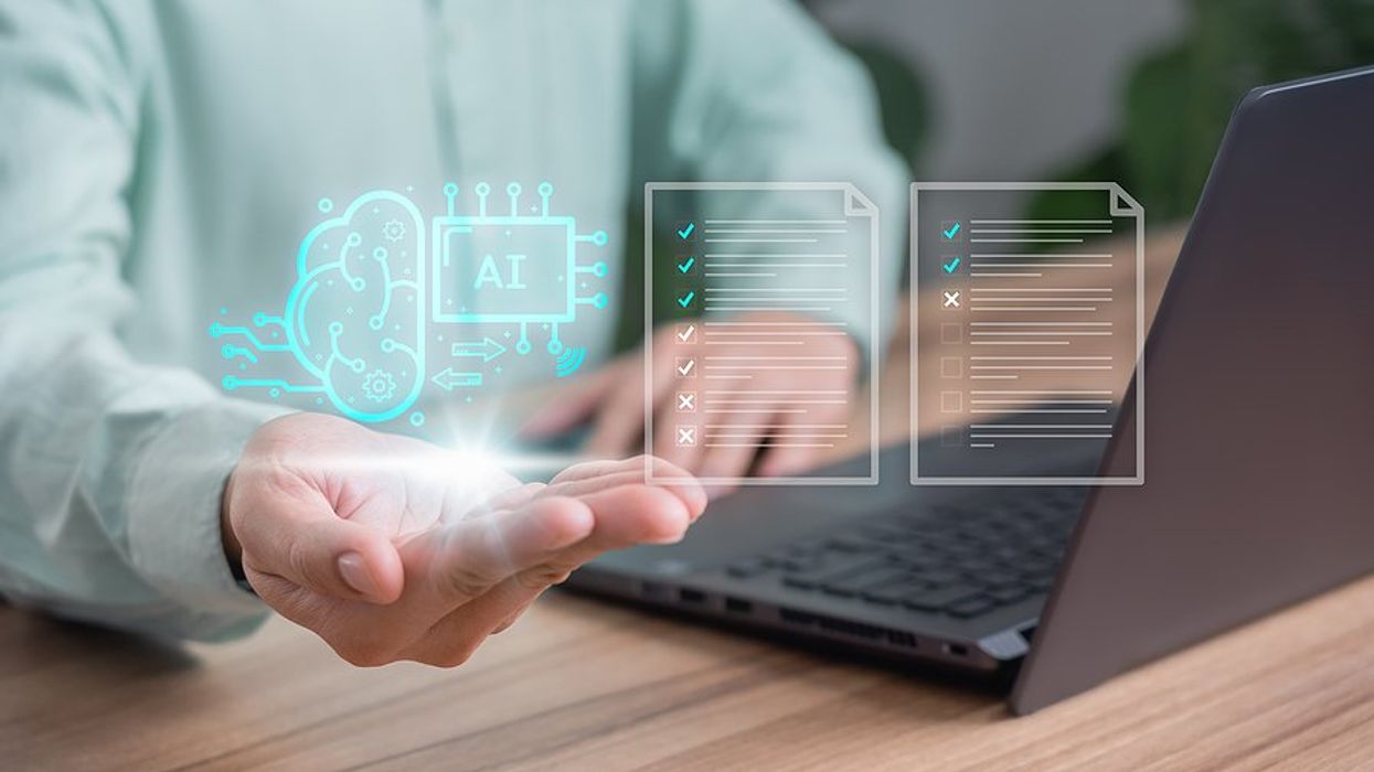 Man uses STLMs (AI) at work to improve business efficiency