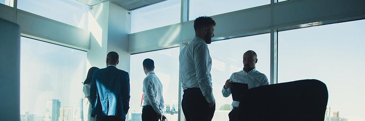 Man with autism tries to network during a work meeting