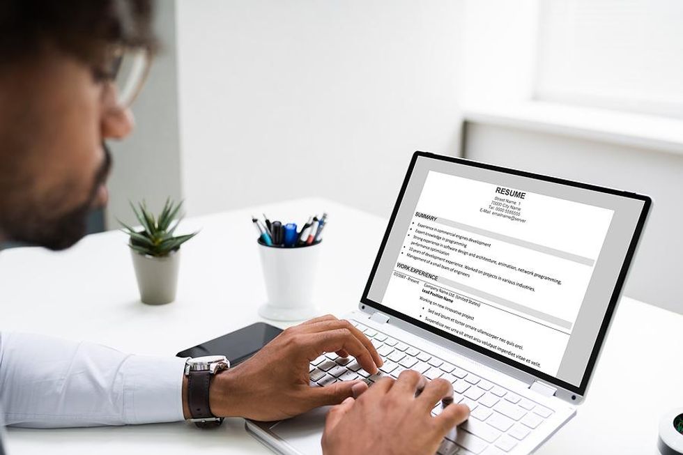 Man writes a dollar-driven resume